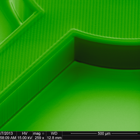 Example of micromechanics structure: microwheel with 300µm thickness 3