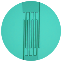 Example of microelectronics device: interdigit